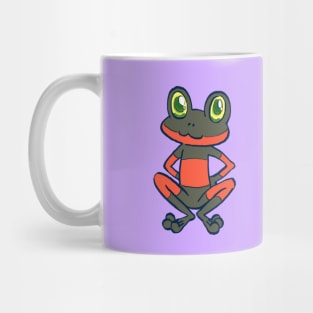 I draw duke the red and black striped frog / chocolat's familiar sugar sugar rune Mug